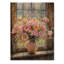 Bouquets de fleurs d'été assortis I - décoration murale en bois - sur bois de pin naturel-328874419