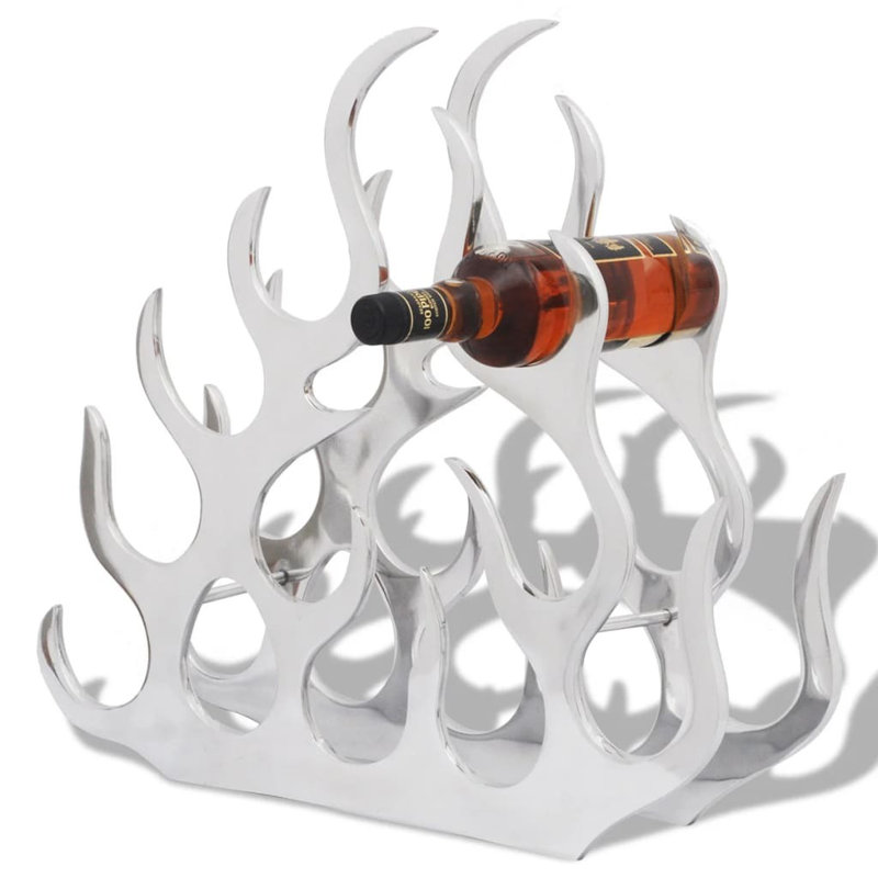 Hargimont Tabletop Wine Bottle Rack in Silver