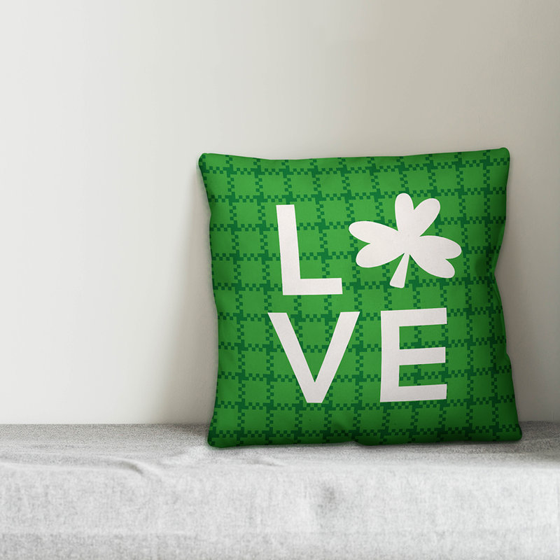 Patty Plaid Reversible Throw Pillow