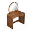 Coiffeuse de maquillage avec miroir à lumière tactile à écran tactile, coiffeuse de rangement à tiroir pour chambre à coucher