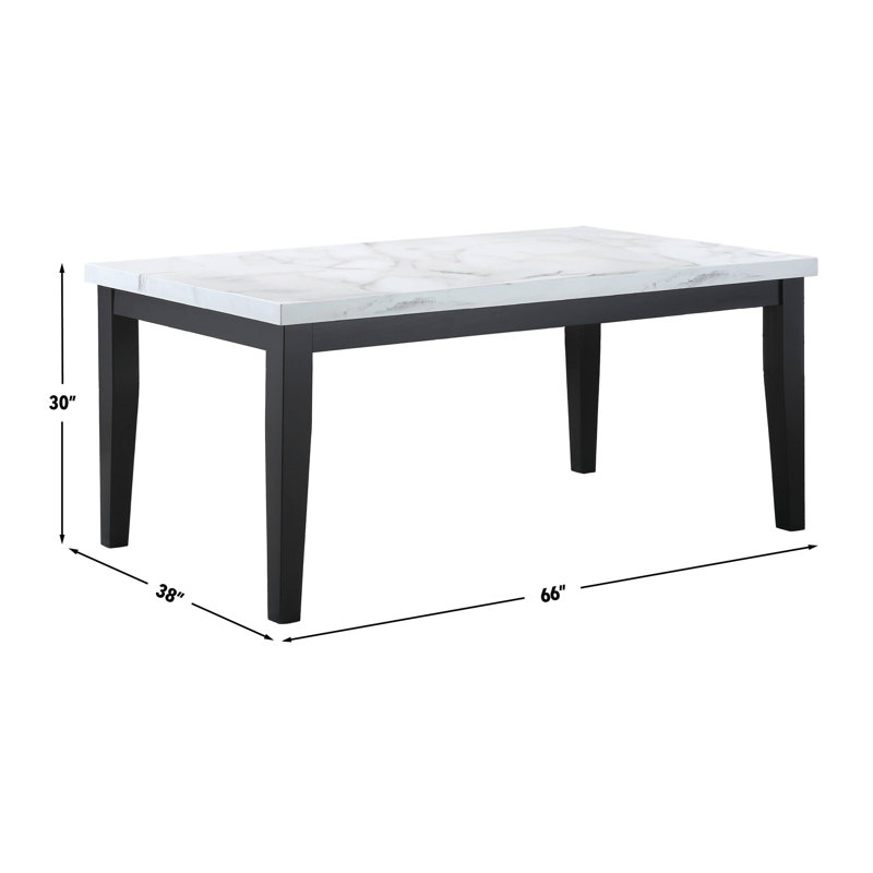 Sterling Marble Top Dining Table Set