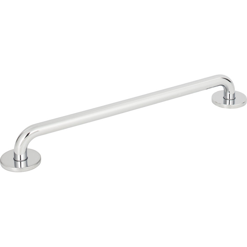 Polished Chrome 9 1/4" Modern Bar Handle with Mounting Hardware