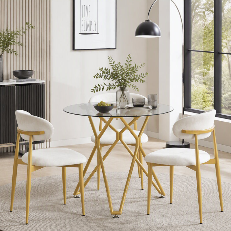 70.9-Inch Rectangular Dining Table for 8 with Adjustable Legs