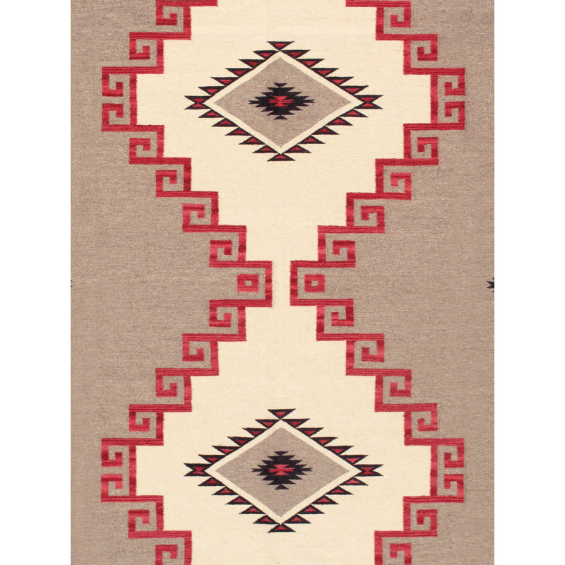 Tuscany Rectangle Rectangle 8'3" X 9'1" Flatweave Wool Area Rug