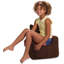 Fauteuil à billes avec siège structuré pour tout-petits et enfants, fauteuil confortable pour jouer, lire et regarder la télévision pour enfants, fauteuil Pasadena, plusieurs couleurs et tissus-129635509