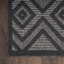 Foundry Select Versatile Diamond Charcoal/Black Indoor/Outdoor Area Rug-1435624798