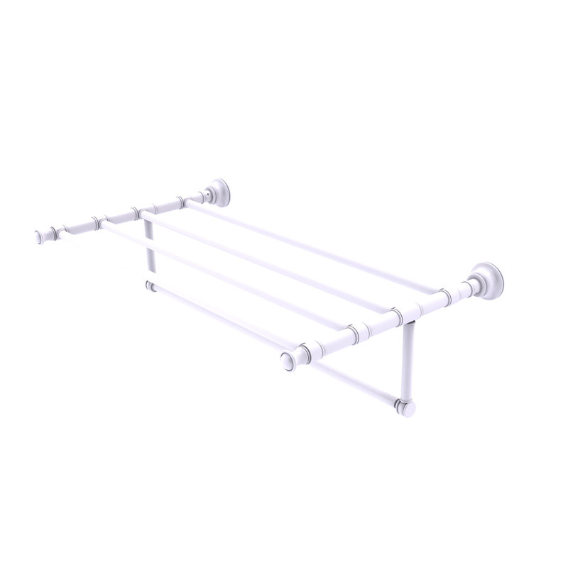 Porte-serviettes mural Freyja, Blanc mat, P 13,7 po x l 26 po x P 6,5 po