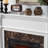 Vintage Mantel ,Only Mantel (NOT INCLUDED 23" FIREPLACE)-193584090-193584093