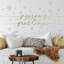 Text & Numbers Non-Wall Damaging Wall Decal