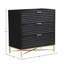 Commode standard en bois à 3 tiroirs l 32 po Capra-1917552615