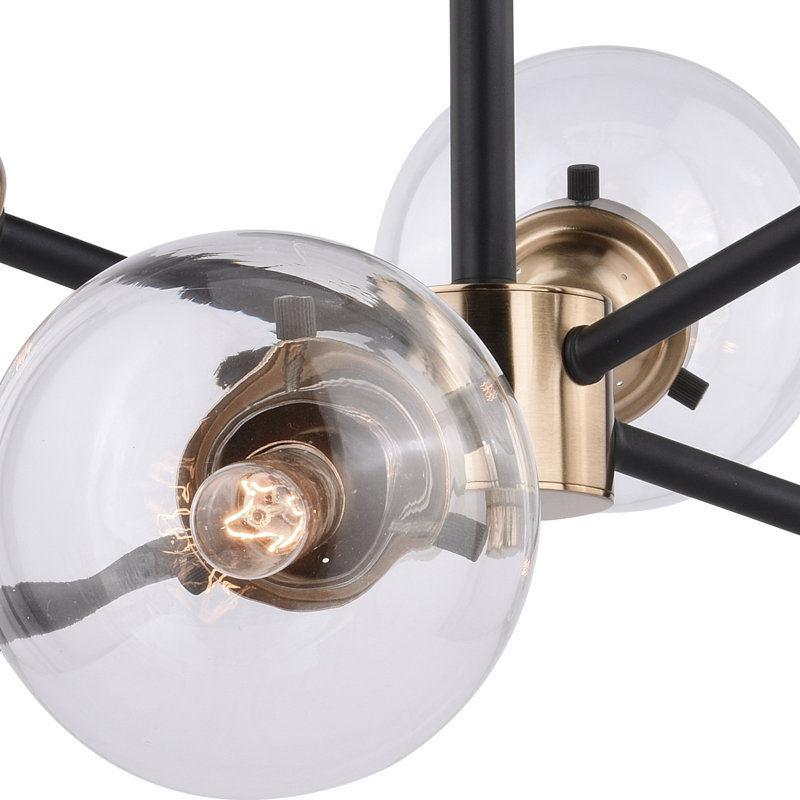 Plafonnier semi-encastré Blevins, H 12,25 po x l 25 po x P 25 po, Laiton pâle