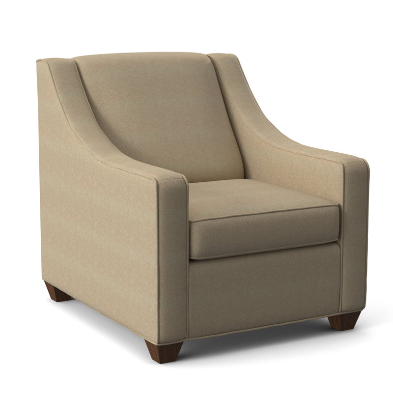 Fauteuil l 31 po Phillips, Noyer Montana, Taupe Dorset