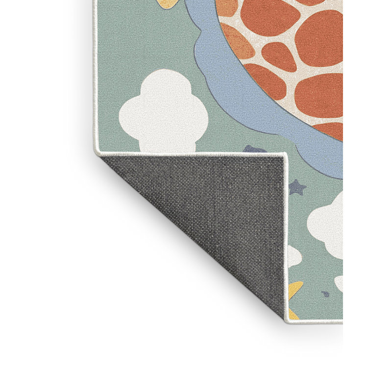 Tapis pour enfants East Urban Home, Rectangle de 5 pi x 8 pi