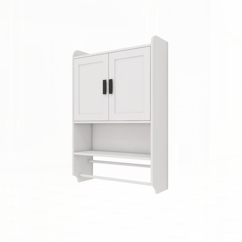 Armoire murale de salle de bain, Blanc