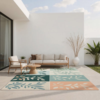 Tapis intérieur et extérieur Forest Serenity