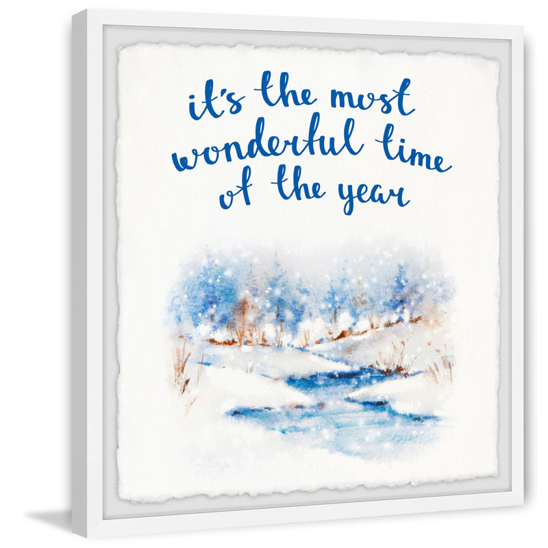 Wonderful Time - Single Picture Frame Print, 61cm H x 61cm W x 3.81cm D
