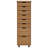 Jennarose vidaXL MOSS 8-Drawer Chest with Wheels, Solid Pinewood-1540879283