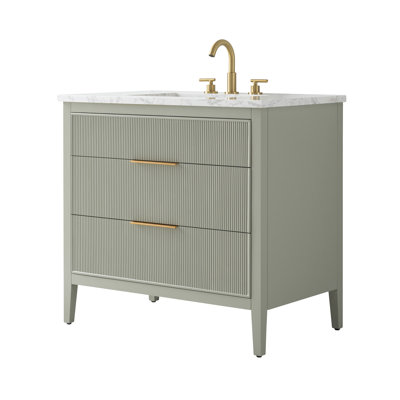 Bilroy 36" Oak Single Bathroom Vanity