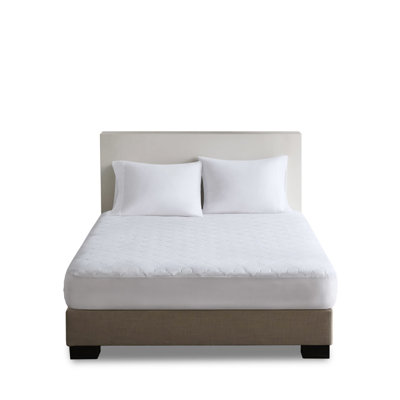 Twin Xl Bedding Pad - Improves Circulation While You Sleep White Cotton Mattress With Cooling Feature Size