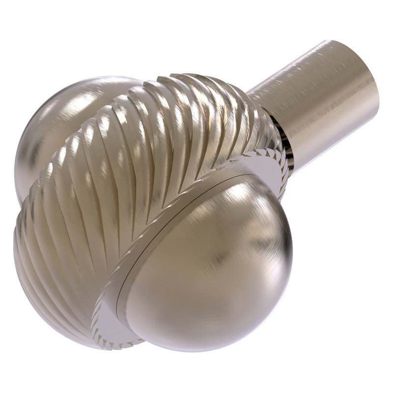 Poignée fantaisie 1 1/2", Étain antique