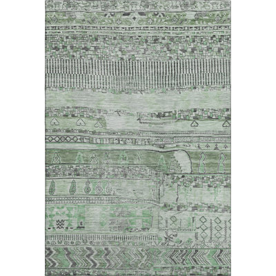 Premium Machine Washable Ashington AMF1835 Stripes Rug