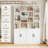 74.8'' H Storage Bookcase With 10 Open Cubes-797579568