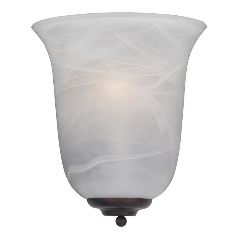 Allisia Flush Mounted Sconce, 11" H x 10" W x 5" D, Oil Rubbed Bronze