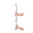 Multi-level Plastic Grab Bar, 25"