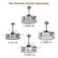 Ventilateur de plafond sans lame à DEL de 42 po avec télécommande et ensemble d'éclairage inclus Andella-1701195673