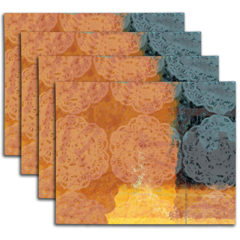 Napperon abstrait en polyester