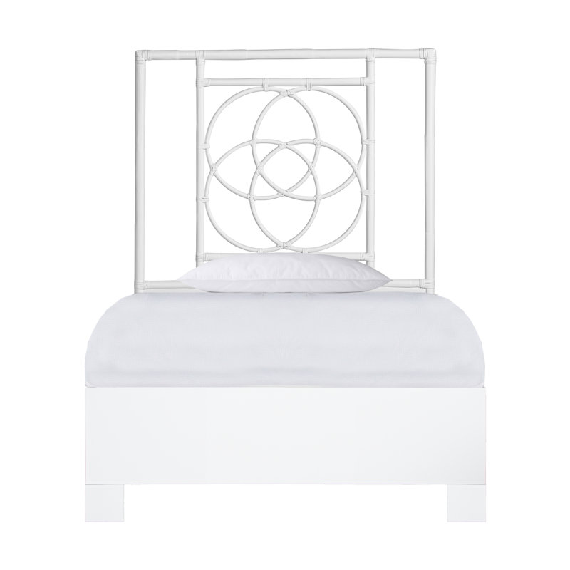 Emilia Platform Bed, White, Twin XL