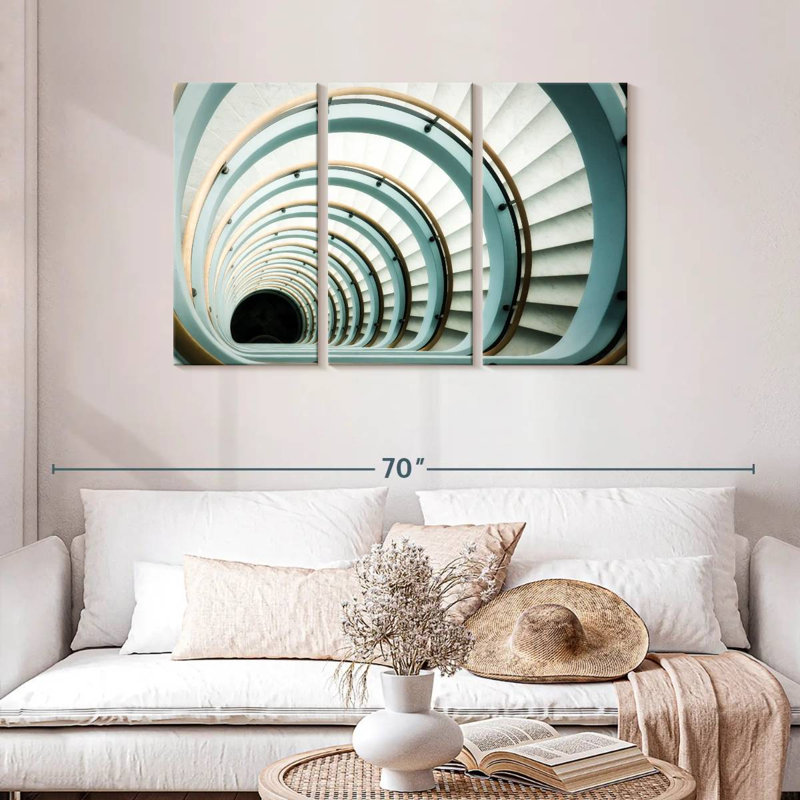 Lilie Long Staircase, 28" H x 45" W