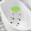 Cocuzzo 360 Degree Swivel Shower Stool w/ Non-Slip Feet for Disabled Green