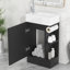 Armoire de meuble-lavabo avec tablette à deux niveaux