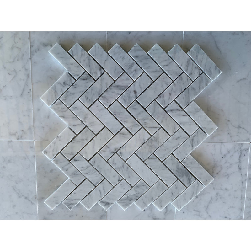 Carreau de mosaïque Carrara
