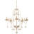 5 - Light Steel Dimmable Chandelier