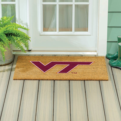 Grand tapis couleur coco Virginia Tech, 36 po x 24 po