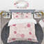 Ensemble de housse de couette mid-century roses-40702817
