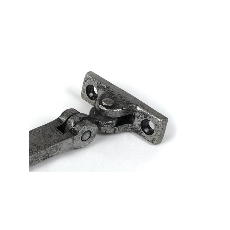 Hammered Newbury Stay, Pewter Patina, 24.9cm H x 1.6cm W x 0.6cm D