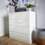 Rishin 4 Drawer High Gloss Chest Storage Unit-1310553649