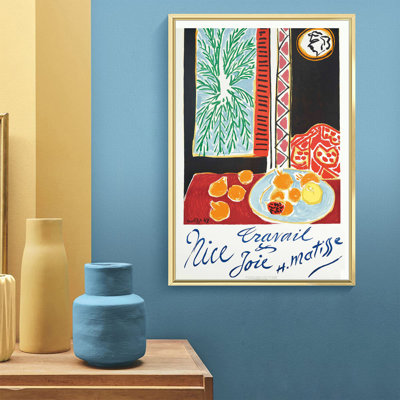 " Matisse Aesthetic Abstract " Painting Print