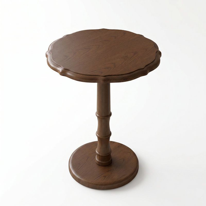 Round End Table 16"d×23"h
