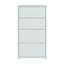 Modern minimalistic chest of drawers with 4 drawers, engineered wood-124889411-124889415