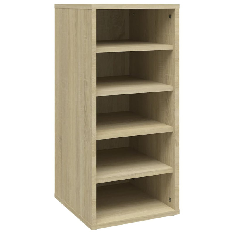 10 Pair Shoe Rack, Sonoma/Oak