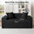 Boneless 61'' W Oversized Foam Sofa Loveseat with Pillows, Compression Corduroy 2-Seater Sofa Upholstered Couch with 2 Cup Holders for Living Room, Bedroom, Apartment, Office-127360620