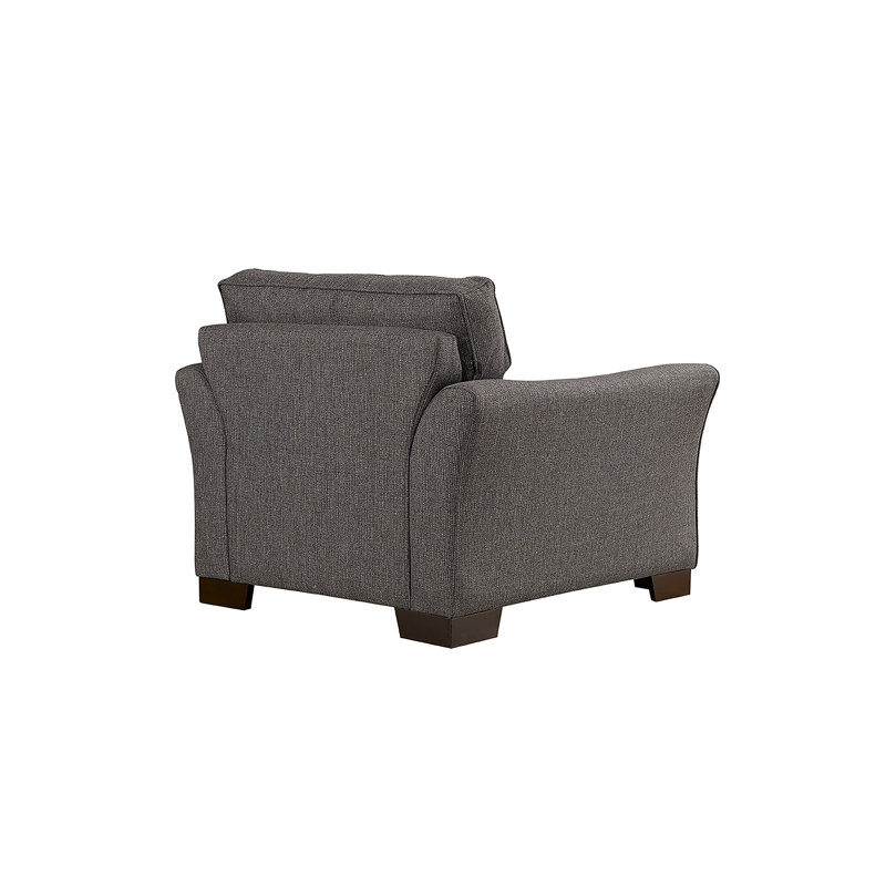 Upholstered Armchair, Dark Grey