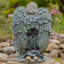 Statue de jardin ange assis enfant magnésium-1287041726