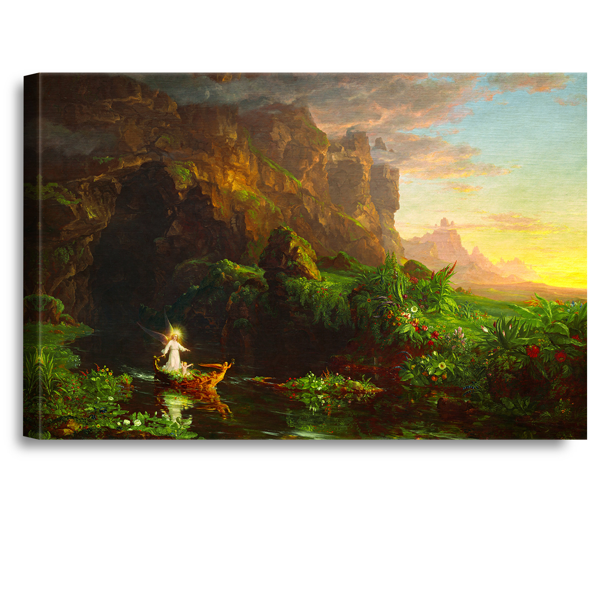 Vault W Artwork The Voyage of Life: Childhood by Thomas Cole The World ...