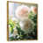 Toile avec cadre flottant or