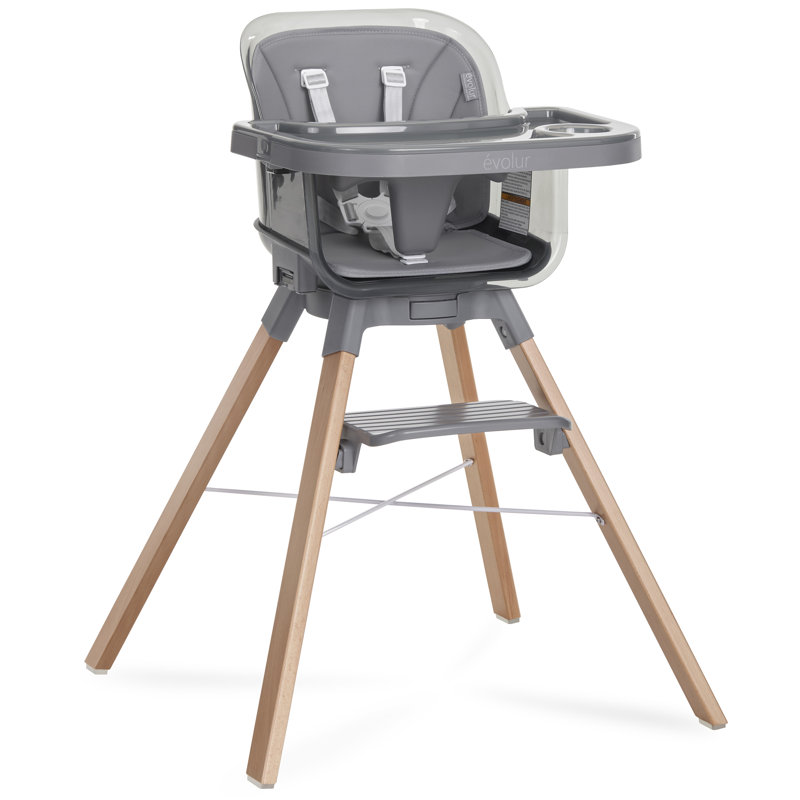 Evolur 360° Bloom Highchair, Storm Gray